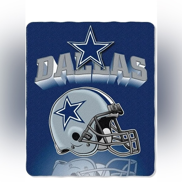 New NFL Dallas Cowboys fleece blanket 30” x 60” - Picture 2 of 8